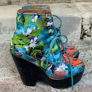 JEFFREY CAMPBELL WEDGE BOOTS